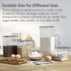 Food Storage Containers Set, Kitchen Pantry Organization and Storage with Easy Lock Lids, 8 Pieces