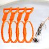 4-Pack 19.6 Inches Drain Snake Hair Drain Clog Remover Cleaning Tool