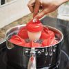 3pcs/6pcs Non-stick Silicone Egg Cup; Cooking Cooker Kitchen Baking Gadget Pan Separator Steamed Egg Cup; Egg Poachers Cooker Accessories